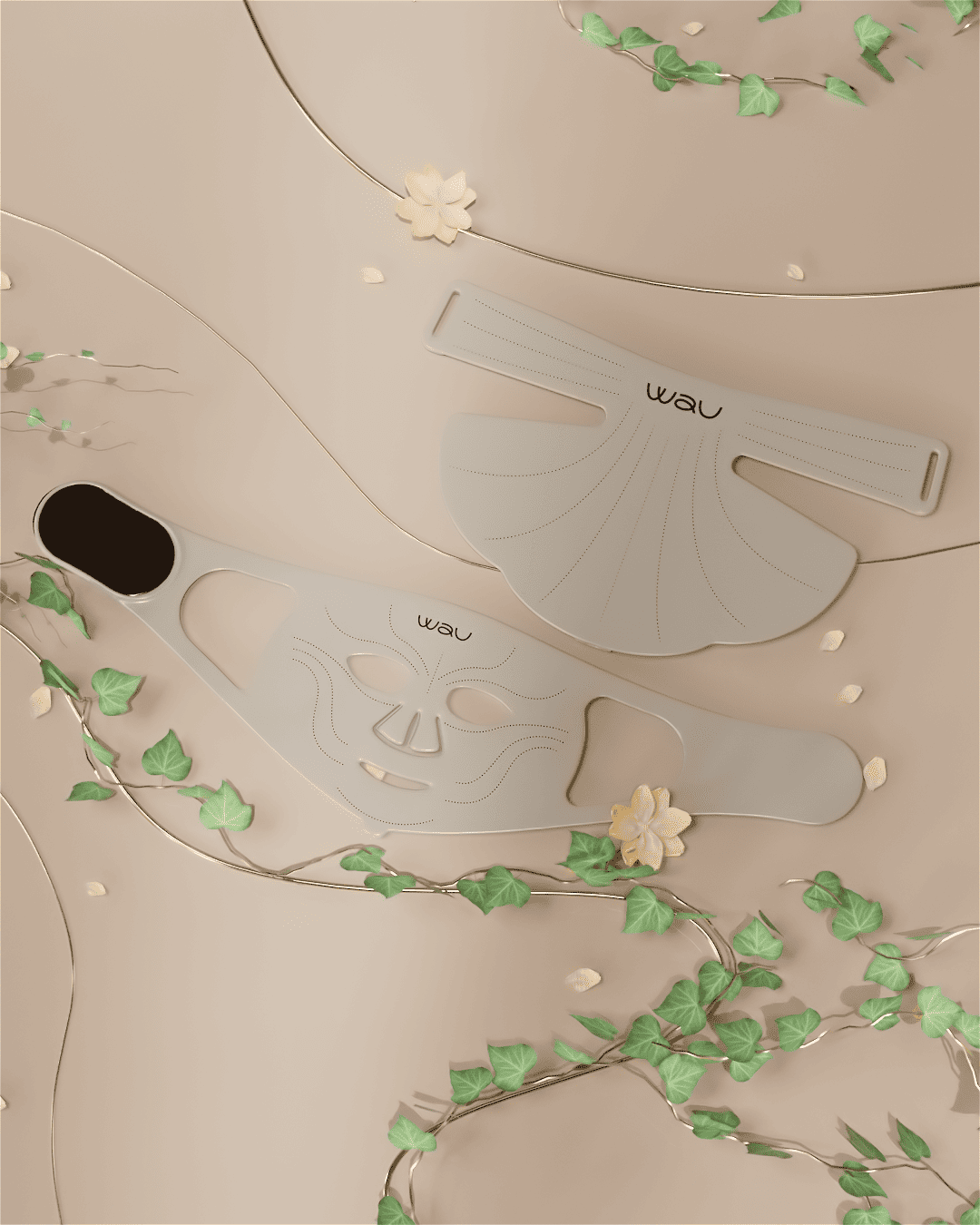 CONJUNTO LED - MÁSCARA DE FOTOTERAPIA PARA A ZONA DO ROSTO E DECOTE