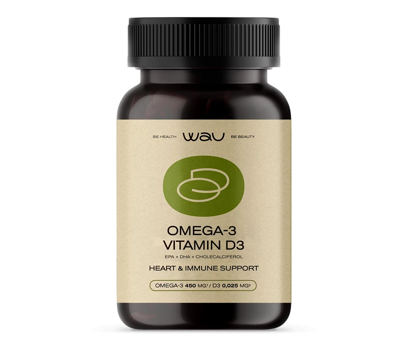 OMEGA-3 + VITAMINE D3 — Soutien à l'immunité et au système cardiovasculaire