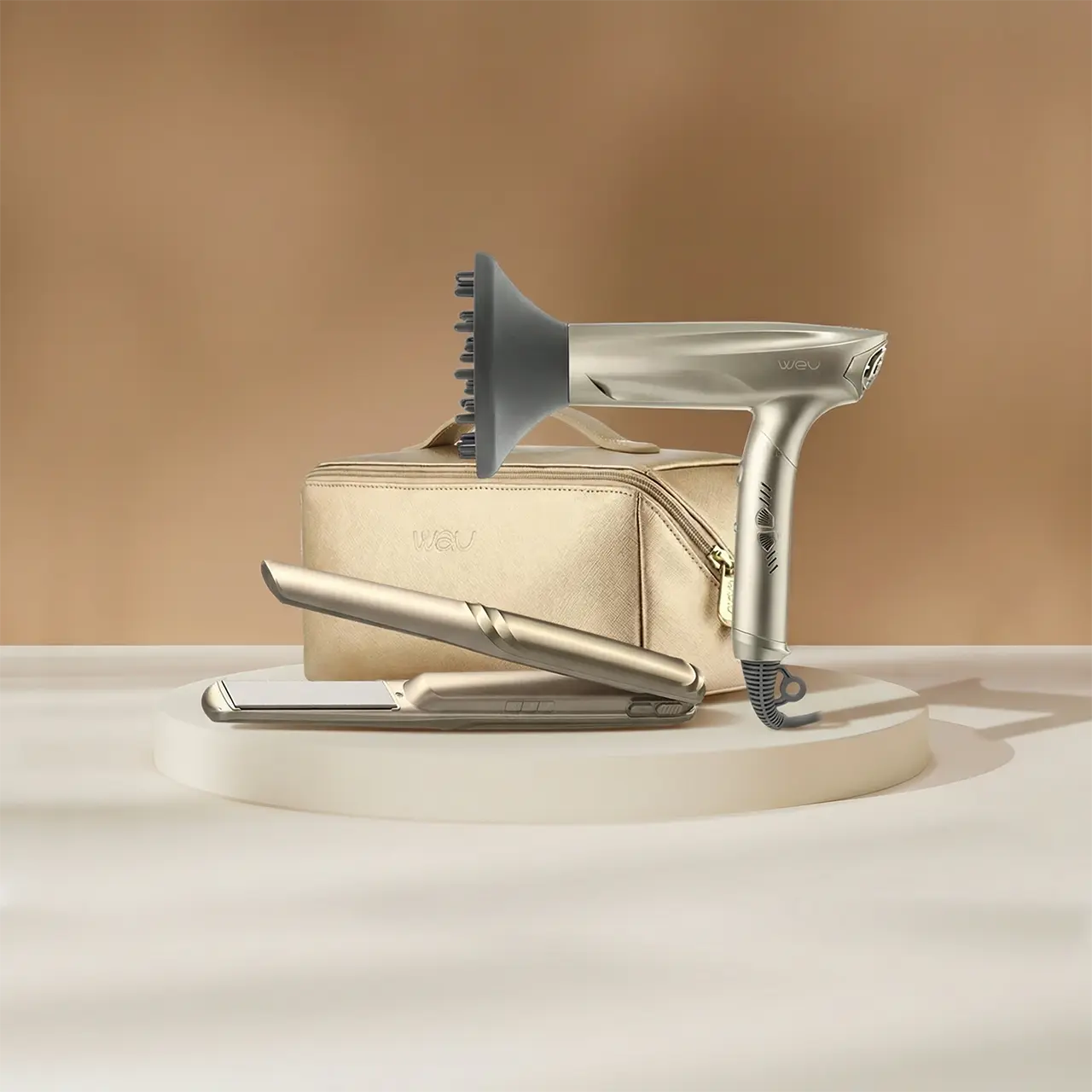 Глянцекий догляд для волосся та шовковий комплект