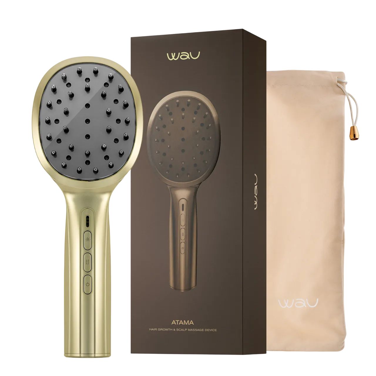 ATAMA - MASSAGGIATORE PER CUOIO CAPELLUTO PER LA STIMOLAZIONE DELLA CRESCITA DEI CAPELLI E LA CURA DEL CUOIO CAPELLUTO