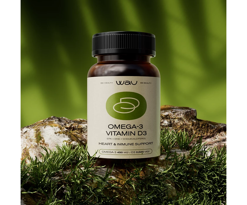OMEGA-3 + VITAMIN D3 — Susținere a imunității și a sistemului cardiovascular